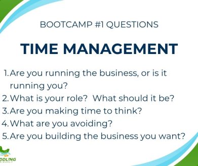 Key issues to ask yourself about time management