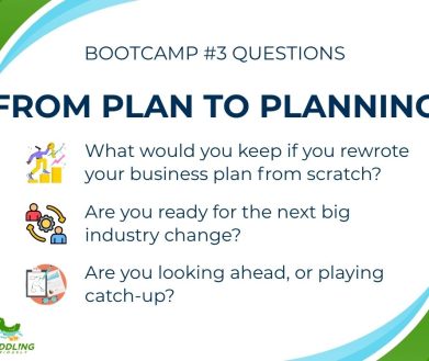 Key questions to move beyond your business plan to a practical, forward-looking planning process