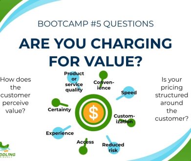Graphic of some features customes value and will pay for