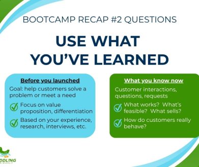 Use what you've learned to strengthen your business